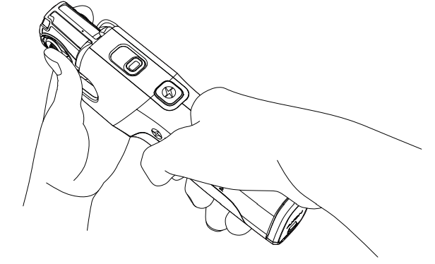 Slide out TASER Bolt 2 Cartridge